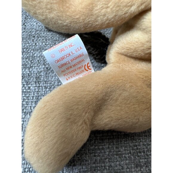 Vintage Ty Beanie Babies Collection Derby Horse Plush Toy 1995 Collectible - Picture 7 of 7